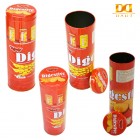 Cylindrical Biscuit Metal Tin Can