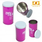Clindrical Tea Tin Can