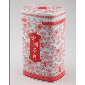 Chinese Style Black Tea Metal Tin Box