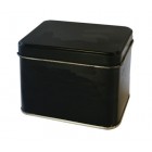 Black Rectangular Metal Tin Box with Custom Logo