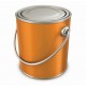 Brown Paint Tin Can