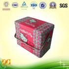 Hello Kitty Chinese Egg Roll  Tin Box With Handle