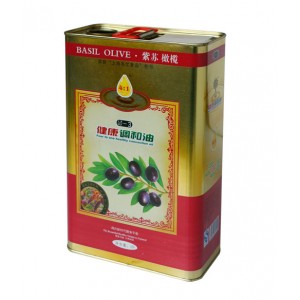 Basil Olive Oil Tin Can